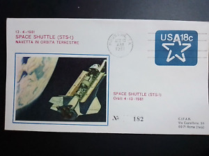 USA Busta Filatelica1981 Space Shuttle Timbro Houston °182