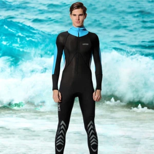 Traje de neopreno Hisea para hombre 0,5 mm largo vapor traje húmedo natación buceo - Imagen 1 de 9