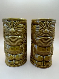 Vintage Set 2010 Tiki Mug KC Hawaii Germaine Luau - Picture 1 of 6