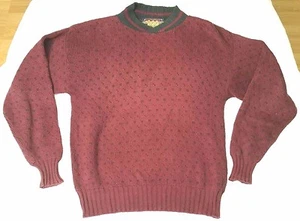 Chaps Ralph Lauren Suéter Tejido Hombre Talla L De Colección Borgoña/Verde/Azul Marino Clase A - Imagen 1 de 6
