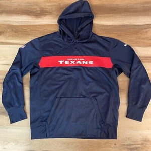 Houston Texans Hoodie Mens Large Nike Onfield Apparel #39 Team Issue NFL 2018 - Picture 1 of 10