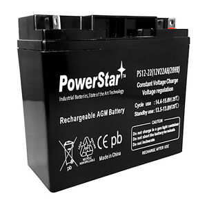 12V 22AH 600 Watts Car Stereo Battery replaces Stinger SPV20 SPP680 HIGH RATE