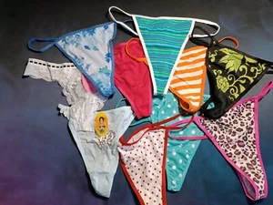 10x String Tanga 9,99€ S Slip Tanga Panty Damen Dessous Unterwäsche - Bild 1 von 1