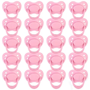 Chupetes magnéticos rosas chupetes chupete maniquí para muñecas bebé renacido accesorio hágalo usted mismo 20 un. - Imagen 1 de 6