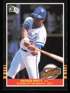 1985 Donruss Highlights #25 George Brett - - Near Mint or Better