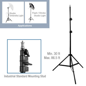 Photo Studio Continuous Light Lighting Stand Photography 86" Tall Light Stand