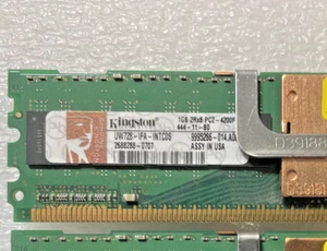 UW728-IFA-INTCOS Kingston 1GB DDR2 Fully Buffered FB ECC PC2-4200 Lot of 4 - Picture 1 of 3