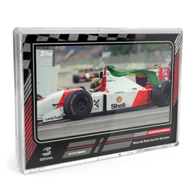 2023 Topps Now F1 STORY OF SENNA #46-48 AYRTON SENNA GOAT OF BRASIL 3 CD PRESALE - Image 1 of 4