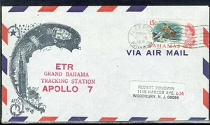 Spazio USA-Volo Apollo 7-Tracking Station Grand Bahama-Freeport 16 Ott.1968 - Foto 1 di 1