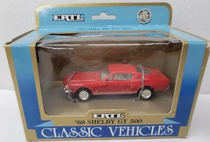 VINTAGE 1990 ERTL CLASSIC VEHICLES 1968 SHELBY GT 500 DIE CAST CAR 1/43 #2804 - Picture 1 of 2
