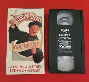 Back to School (VHS, 1995) Orion Rodney Dangerfield Sally Kellerman Burt Young - Picture 1 of 6