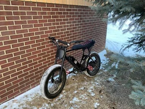 MacFox X-1 Electric Commuter Bike - Black with Dual Batteries - Picture 1 of 4