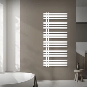 Radiador de toalla Iron M Design radiador de baño 600 x 1400 mm blanco - Imagen 1 de 8