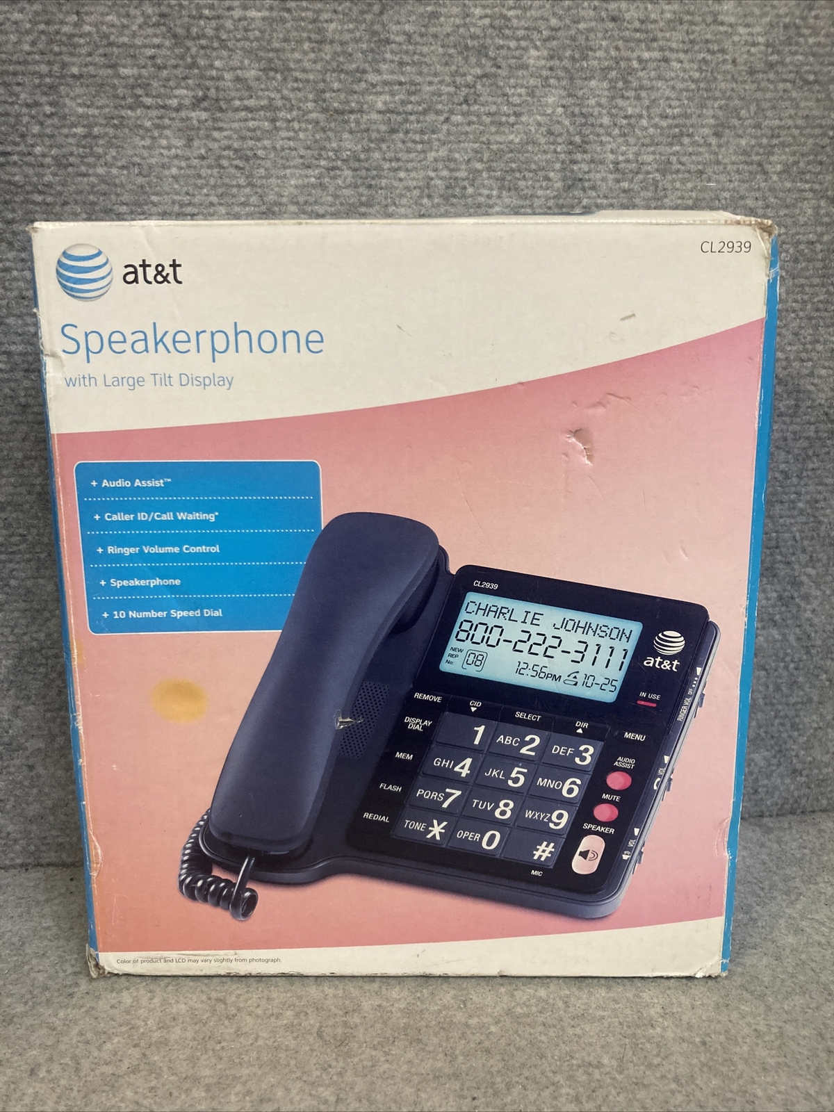 AT\u0026T CL2940 Corded Phone with 