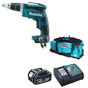 MAKITA 18V LXT DFS452 DFS452Z SCREWDRIVER, 1 x BL1840, 1 x DC18RC & DK18027 BAG - Picture 1 of 1