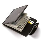 PU Leather ID Card Holder Men Wallet Bifold Money Clip Short Leather Purses