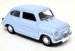 Solido 1/43 - Fiat 600D 1963 Light Blue Diecast Model Car - Picture 1 of 3