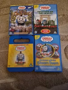 X 4 THOMAS AND FRIENDS DVD'S BUNDLE - Imagen 1 de 9