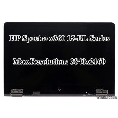 15.6" HP Spectre x360 15-BL152NR UHD Komplett LCD Berühren Bildschirm Baugruppe - Bild 1 von 4