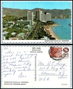 MEXICO Postcard - Acapulco, Playa La Condesa GG35 - Picture 1 of 1