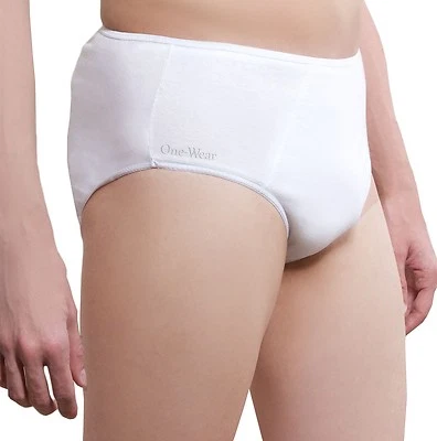 ONE-WEAR ✅ Slip monouso da uomo SuperSoft qualità premium (confezione da 5) biancheria intima in cotone