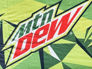 Mountain Dew Cola Soda Pop große Kapazität Strandtuch Sommer Wasser Ozean trocken - Bild 1 von 7