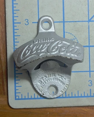 Vintage Starr X Coca-Cola Metal Wall Mount Bottle Cap Opener Brown Co. VA USA - Image 1 of 3