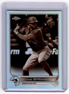 2022 Topps Chrome Sepia Refractor George Springer Toronto Blue Jays #214 - Picture 1 of 2