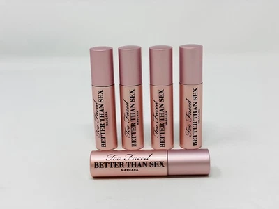 5 Too Faced Better Than Sex Mascara Travel Size .13oz  New  Black NEW  Bulk - Image 1 of 2