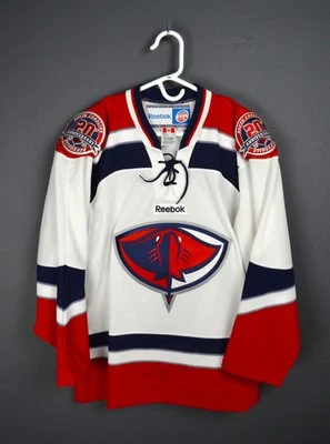 Camiseta de hockey de aniversario 2012 Reebok CCM de los Stingrays de Carolina del Sur ECHL S Foto 1 de 4
