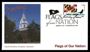 Mayfairstamps US FDC 2009 Flag of Maryland MD Capitol Bldg First Day Cover aau_2 - Picture 1 of 2