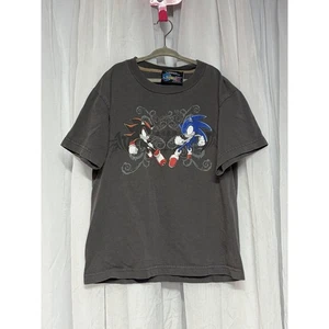 VTG Sonic X Kids T-Shirt Gray Size Small Top Heavy ShoPro 2000s Anime Tee - Picture 1 of 8