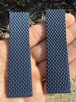 Unworn Breitling Blue Mesh Rubber Strap 24-20 mm 276S Deploy Aero Classic - Image 1 of 2