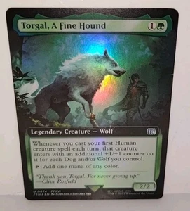 Torgal, A Fine Hound (Extended Art) Final Fantasy Foil Uncommon - Picture 1 of 5