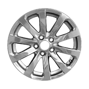 Metallic Polished 10 Spoke 17 x 8 Refurbished Wheel - Picture 1 of 1