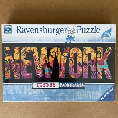 Ravensburger NEW YORK GRAFFITI 500 Pc Jigsaw Puzzle #146505 2015 27.5”x9.8” - Image 1 of 3