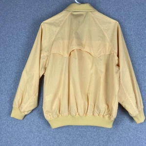 Vintage 80er gelbe Jacke Damen M bestickt Siberian Husky gefüttert Windbreaker " - Bild 1 von 13