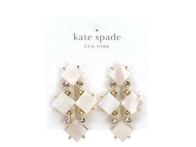 Kate Spade New York Pearl Cove Chandelier Earrings Goldtone New! - Image 1 of 3