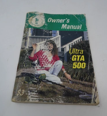 Garrett Vintage Ultra GTA 500 Metal Detector Owners Manual Collectors - Image 1 of 2