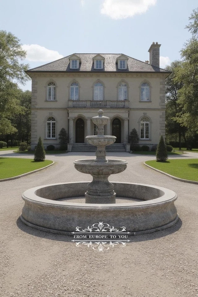 HERMOSA FUENTE DE GRANITO ESTILO EUROPEO 3 NIVELES - TF01 Foto 1 de 1