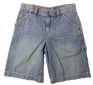 Urban Pipeline Carpenter Jeans Shorts Boys 16 Husky Cotton Pockets 11" Inseam - Picture 1 of 7