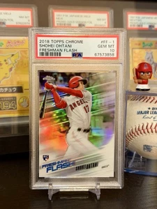 ⭐️ SHOHEI OHTANI 2018 TOPPS CHROME FRESHMAN FLASH #FF-1 PSA 10 GEM GRADED RC  🔥 - Picture 1 of 2
