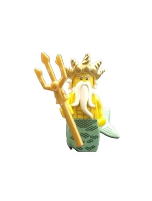 LEGO OCEAN KING Minifigura Coleccionable Serie 7 8831 Poseidón Con Tridente Foto 1 de 4
