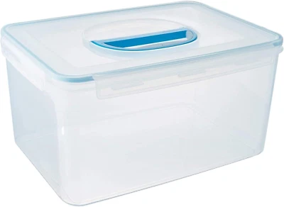 Komax Extra Large Food Storage Bins with Lids for Cat & Dog (48.6 Cups) – Water - Image 1 of 4
