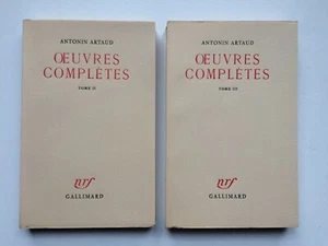 Antonin ARTAUD " Gesamtwerke II und III " E.O. sur Velin, Gallimard 1961 - Bild 1 von 2