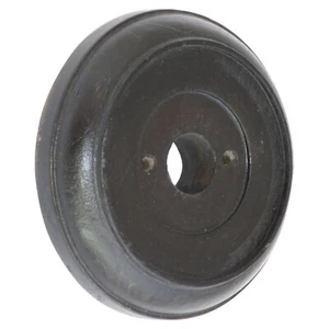 Rundholzmuster Eiche dunkel für 100 mm runden Türklingelschalter (BH1008B) - Bild 1 von 1