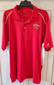 Russell Western Kentucky Hilltoppers Shirt Golf Polo Men's Large Dri Power WKU - Picture 1 of 7