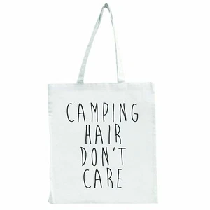 Camping Hair, Don't Care - Large Tote Shopping Bag - Bild 1 von 1