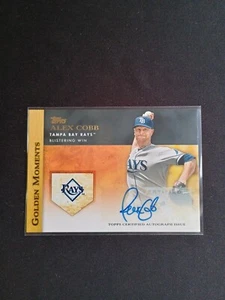 2012 Topps Baseball Alex Cobb Autograph Golden Moments #GMA-AC Tampa Bay Rays - Bild 1 von 2
