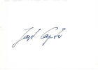 Jost Capito Autogramm signed 10x15 cm Karteikarte